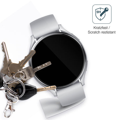 dipos Displayschutz für Xiaomi Watch 2, transparente Oberfläche, perfekte Passform auch für die Rundungen