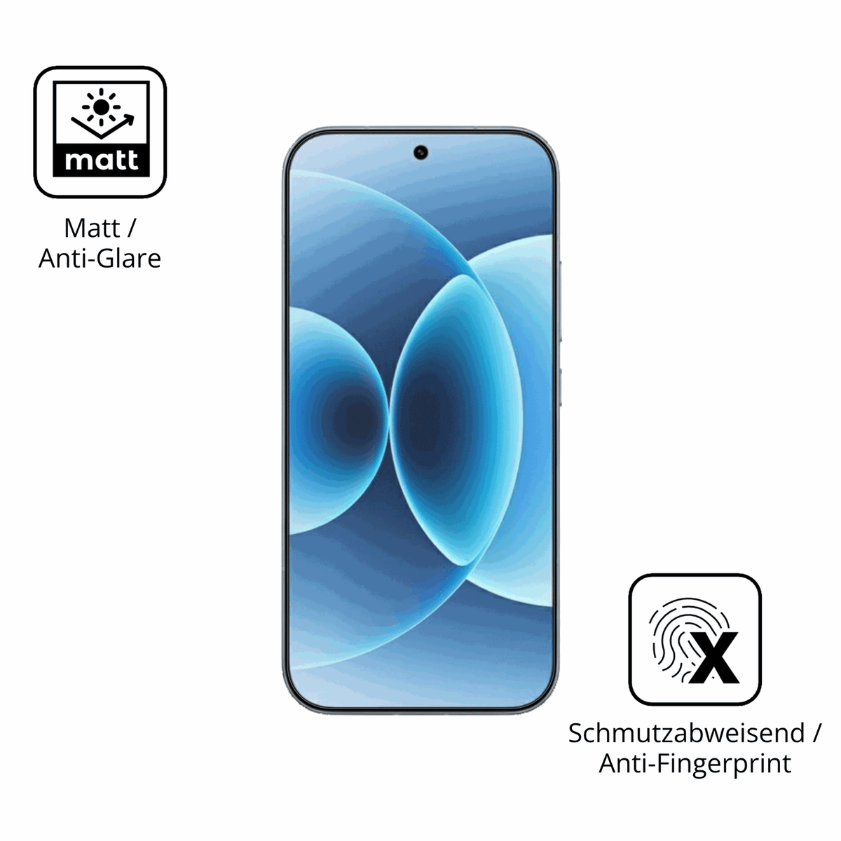 4x Schutzfolie matt für Xiaomi 17 Pro Display-Schutzfolie