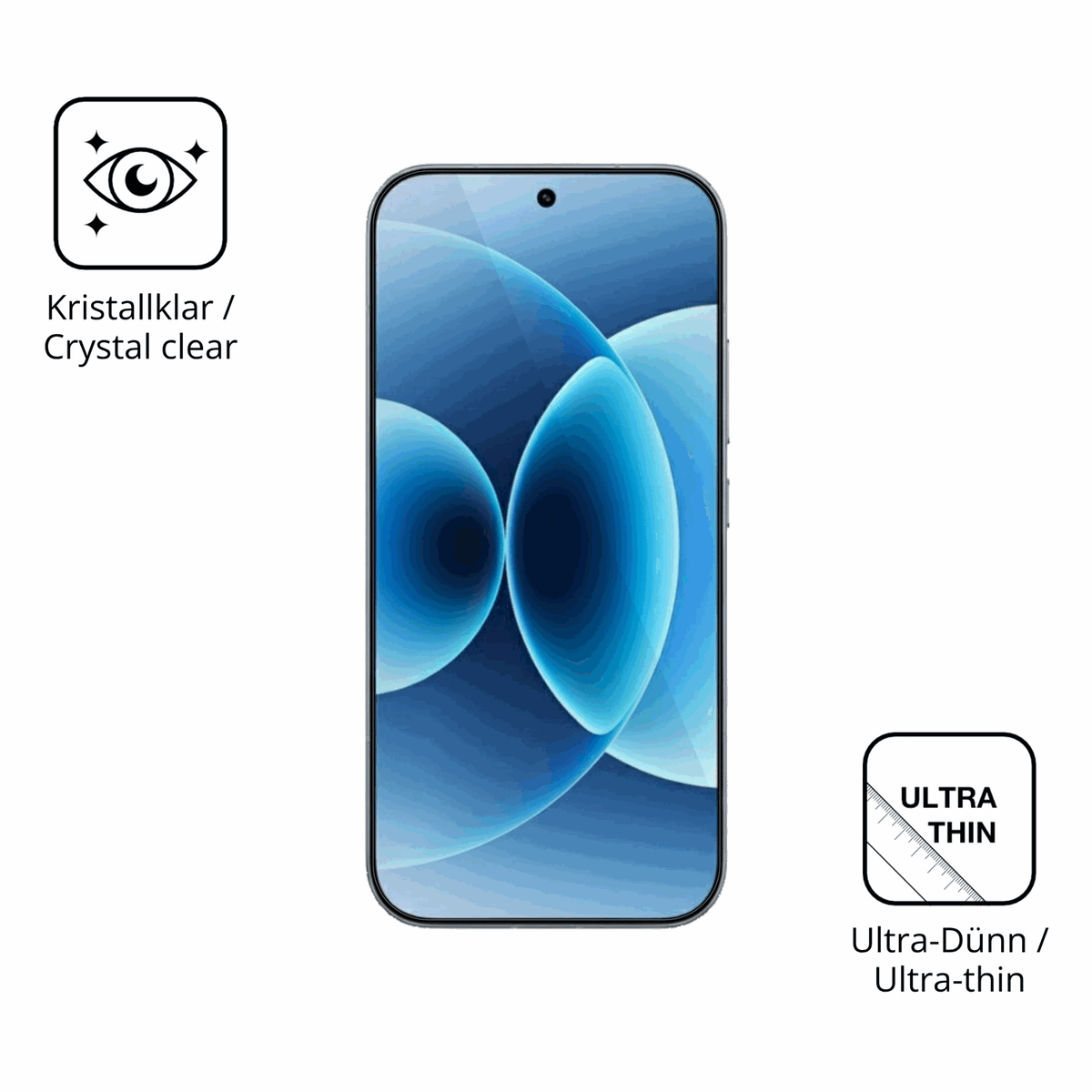 4x Schutzfolie klar für Xiaomi 17 Pro Display-Schutzfolie