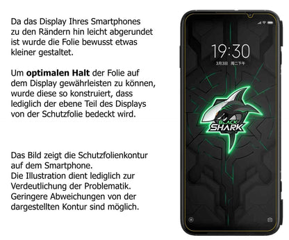 Schutzfolie mit optimaler Passform, zur Verwendung mit Hüllen geeignet