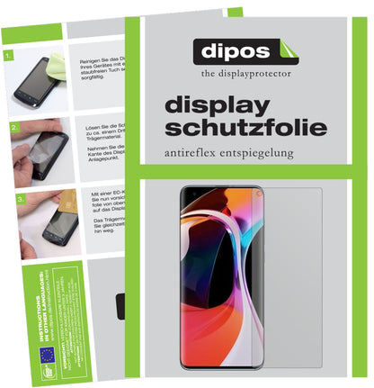 2x Schutzfolie matt für Xiaomi Mi 10 Display-Schutzfolie