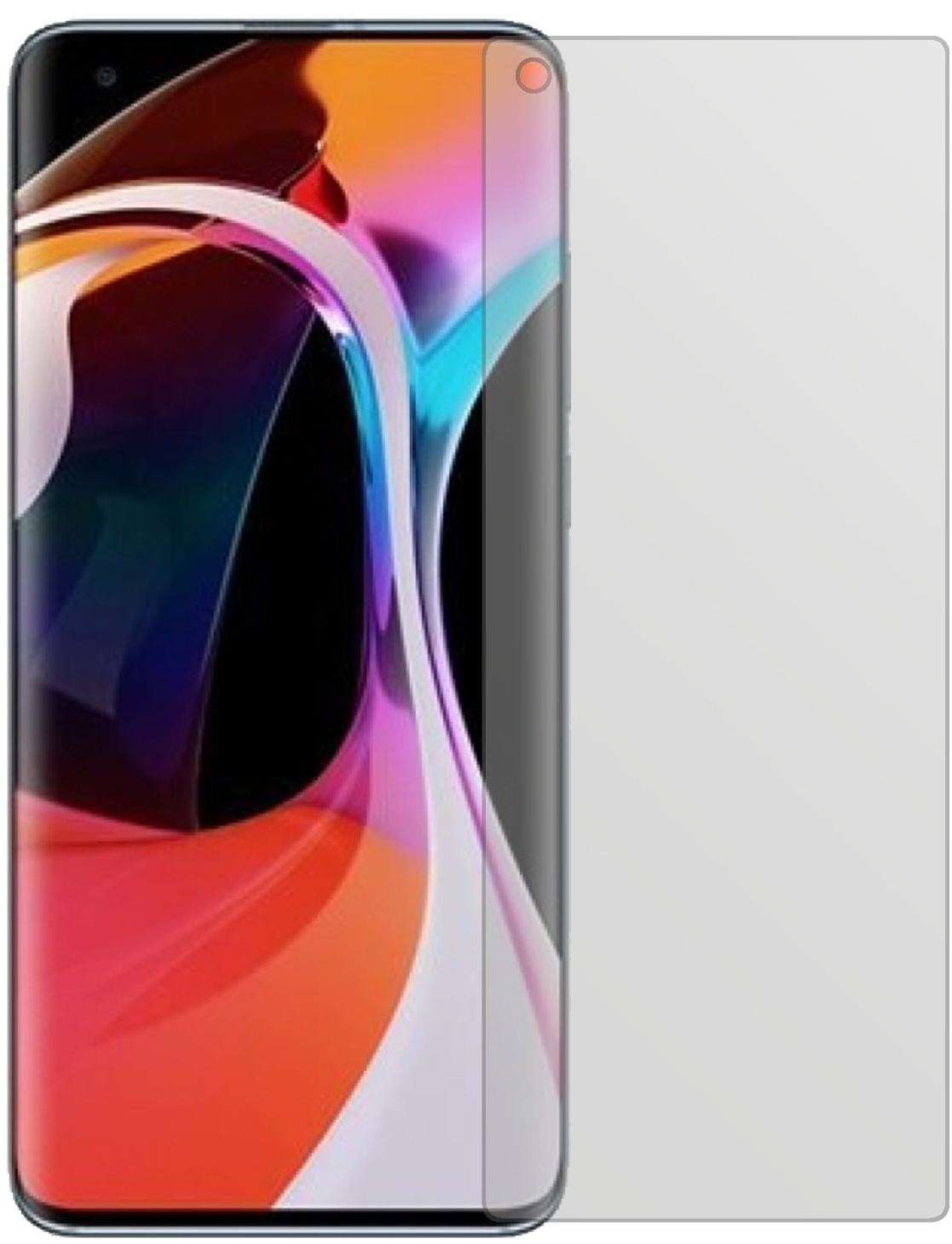 2x Schutzfolie matt für Xiaomi Mi 10 Display-Schutzfolie