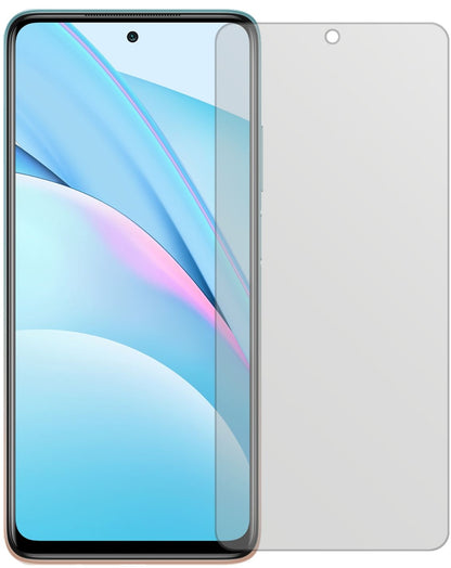 XiaomiMi 10T Lite mit aufgebrachter dipos Displayschutzfolie, die lästige Fingerabdrücke minimiert