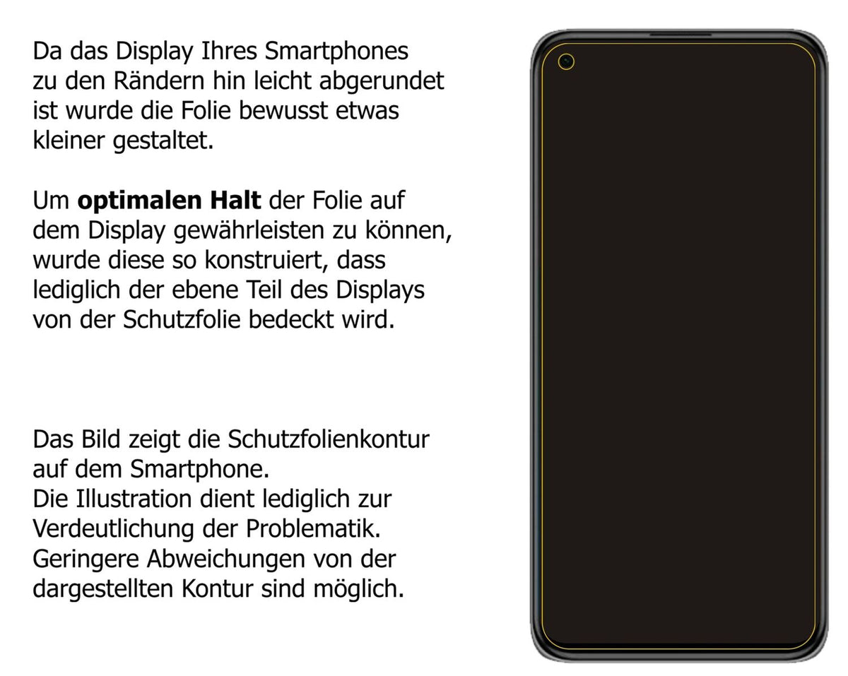 dipos Displayschutz für Xiaomi Mi 11 Lite, mattierte Oberfläche, robuste Festigkeit und perfekte Passform
