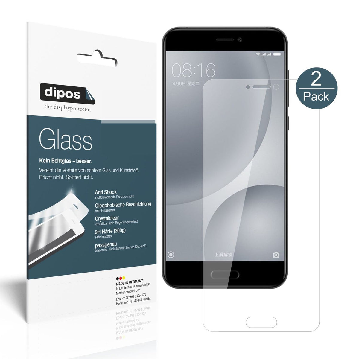 Perfekte Passform und ultimative Qualität: Unser 9H Panzerglas bietet Schutz für Xiaomi-Mi 5c