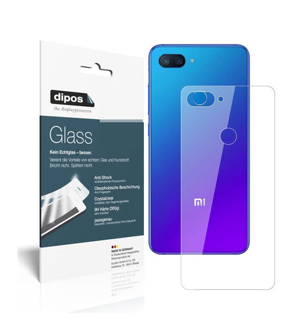 Perfekte Passform und ultimative Qualität: Unser 9H Panzerglas bietet Schutz für Xiaomi-Mi 8 Lite Rückseite