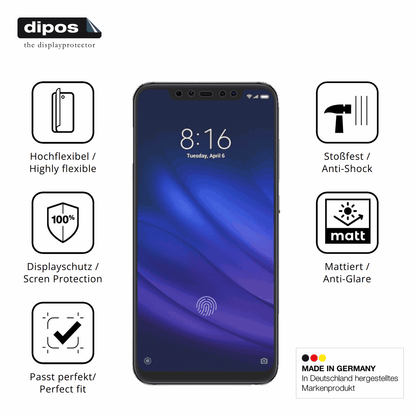 Displayschutz hergestellt in Deutschland, höchste Qualität made in Germany