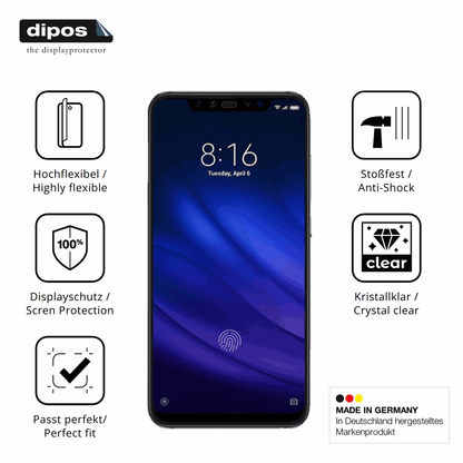 Displayschutz hergestellt in Deutschland, höchste Qualität made in Germany