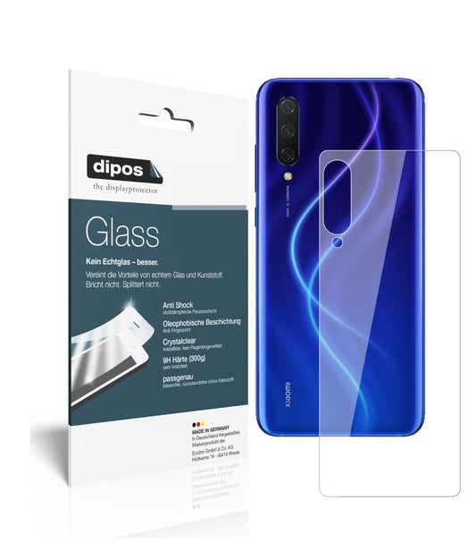 Perfekte Passform und ultimative Qualität: Unser 9H Panzerglas bietet Schutz für Xiaomi-Mi 9 Lite Rückseite