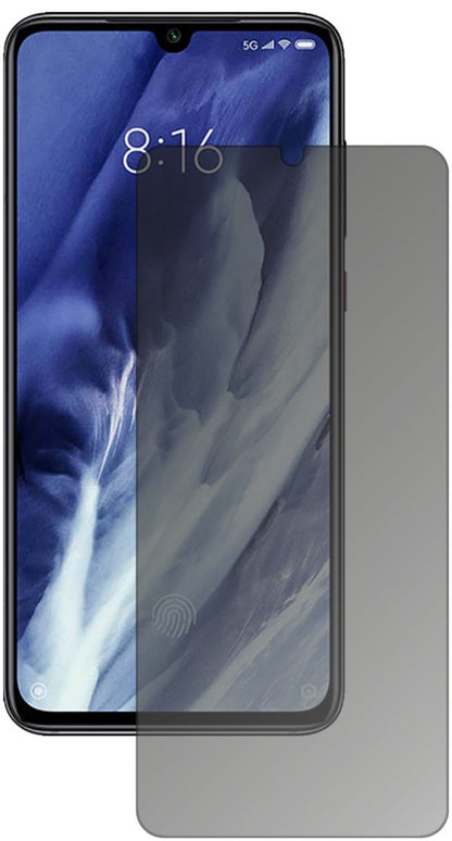 XiaomiMi 9 Pro 5G mit aufgebrachtem dipos Displayschutz, der seitliche Einblicke blockiert