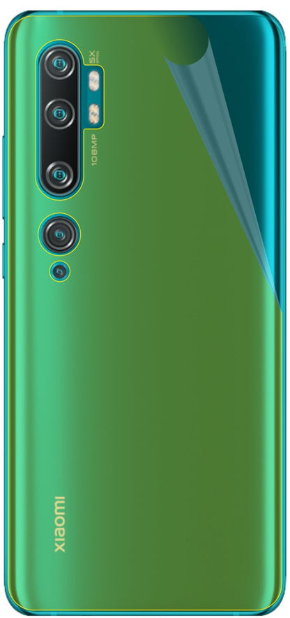 dipos Displayschutz für Xiaomi Mi Note 10 Lite Rückseite, transparente Oberfläche, geringe Dicke und perfekte Passform