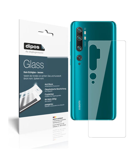 Perfekte Passform und ultimative Qualität: Unser 9H Panzerglas bietet Schutz für Xiaomi-Mi CC9 Pro Rückseite