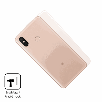 Schutz gegen Kratzer auf dem xiaomimi max 3 rückseite Glas durch Schlüssel oder Ähnliches