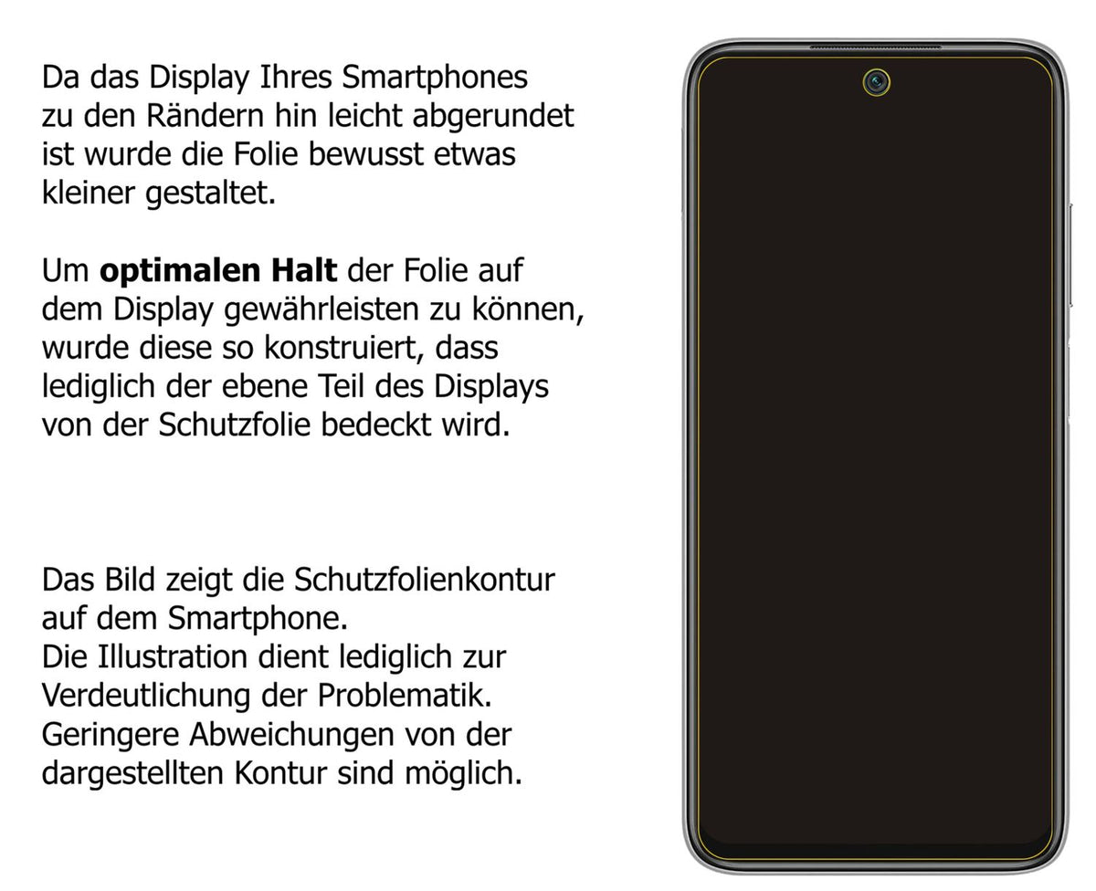 2x Schutzfolie klar für Xiaomi Redmi 10 Prime Display-Schutzfolie