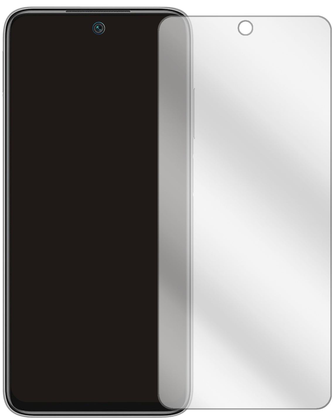 2x Schutzfolie klar für Xiaomi Redmi 10 Prime Display-Schutzfolie