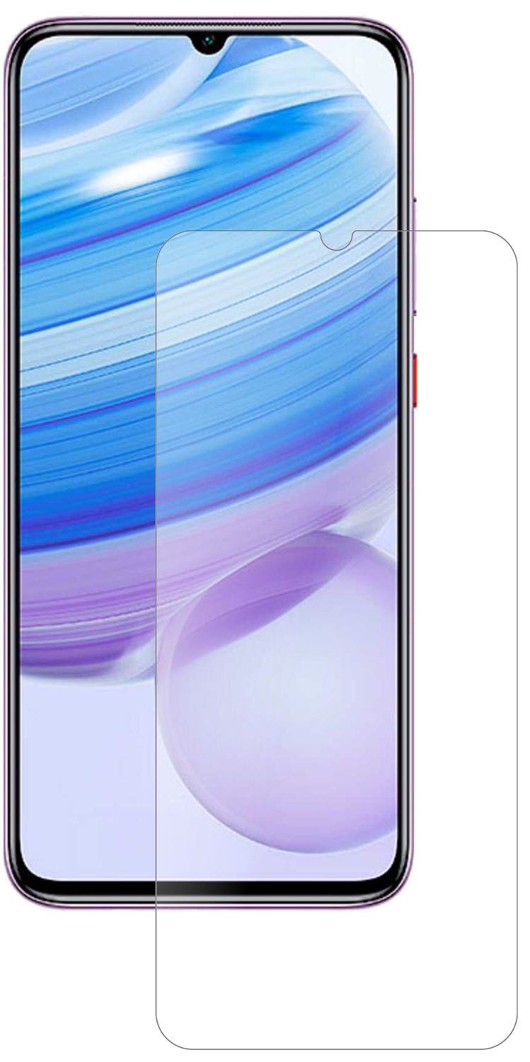 XiaomiRedmi 10X Pro mit aufgebrachter dipos Panzerfolie, die lästige Fingerabdrücke minimiert