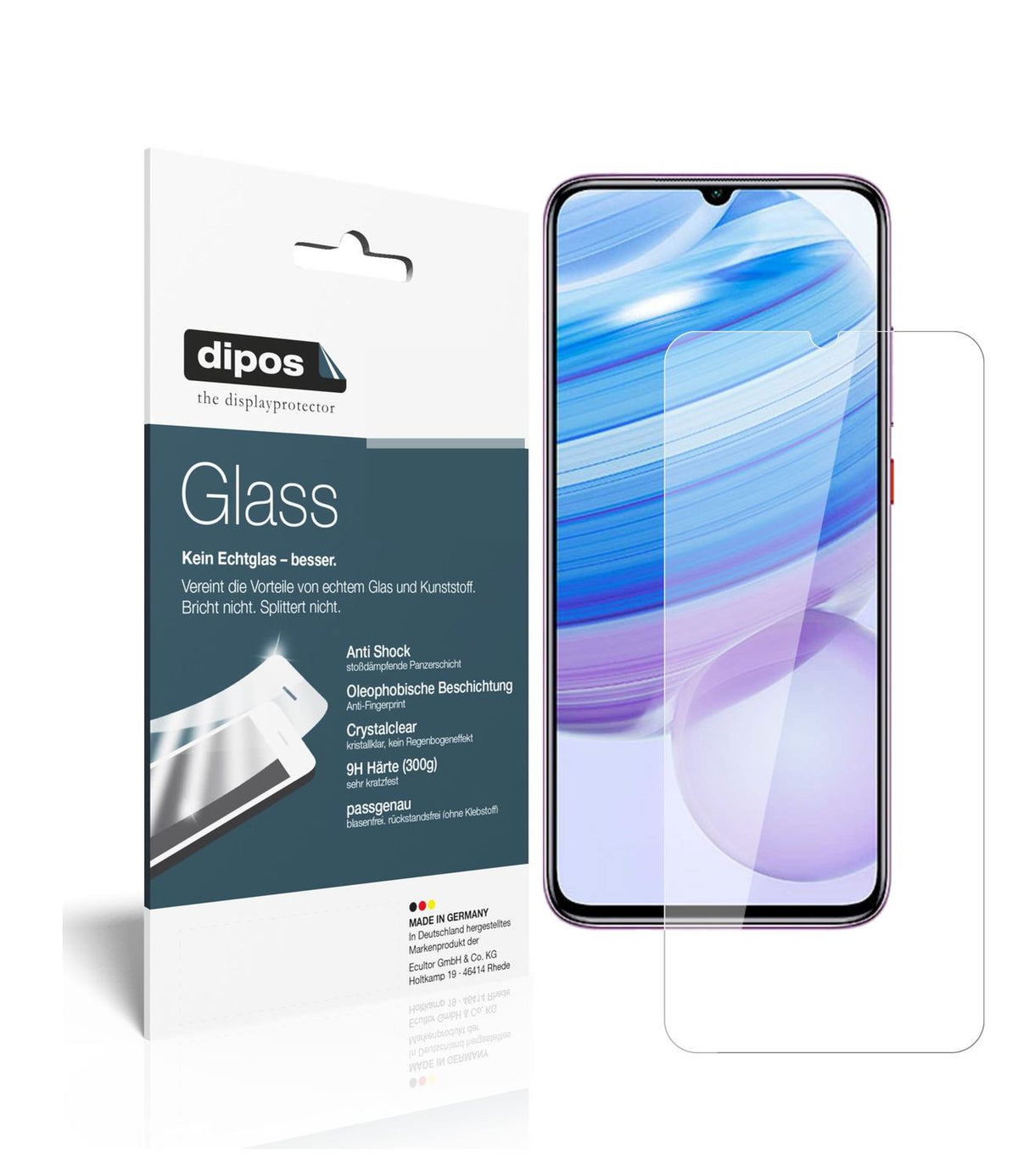 Perfekte Passform und ultimative Qualität: Unser 9H Panzerglas bietet Schutz für Xiaomi-Redmi 10X Pro