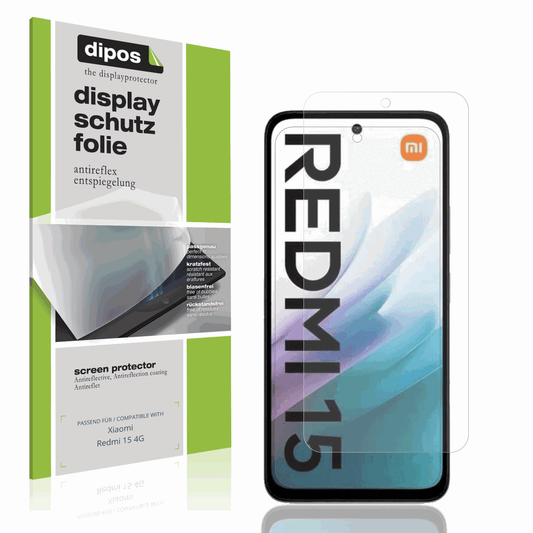 4x Schutzfolie matt für Xiaomi Redmi 15 4G Display-Schutzfolie