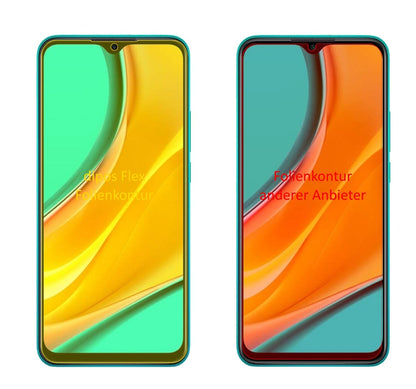 2x 3D Full Cover Schutzfolie für Xiaomi Redmi 9