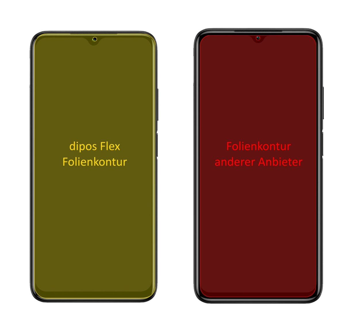 3x 3D Full Cover Schutzfolie für Xiaomi Redmi 9T