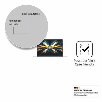 Schutzfolie mit optimaler Passform, zur Verwendung mit Hüllen geeignet