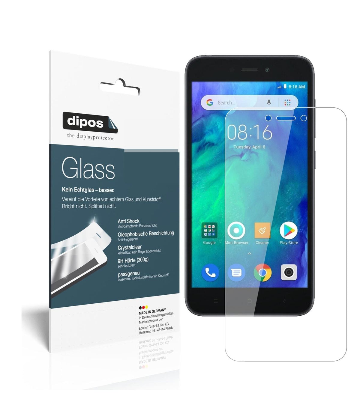 Perfekte Passform und ultimative Qualität: Unser 9H Panzerglas bietet Schutz für Xiaomi-Redmi Go