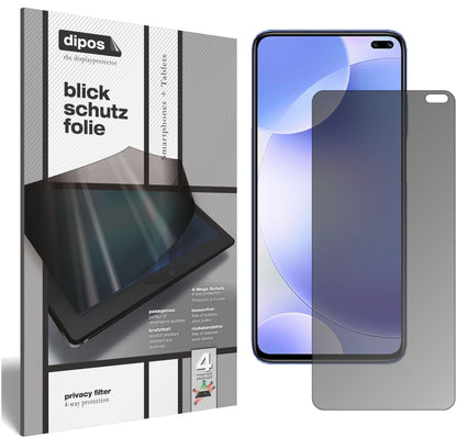 Blickschutzfolie für POCO X2 matt Schutzfolie Privacy