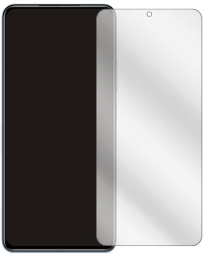 XiaomiRedmi K40 Pro Plus mit aufgebrachter dipos Displayschutzfolie, glasklare Darstellung ohne Einschränkungen