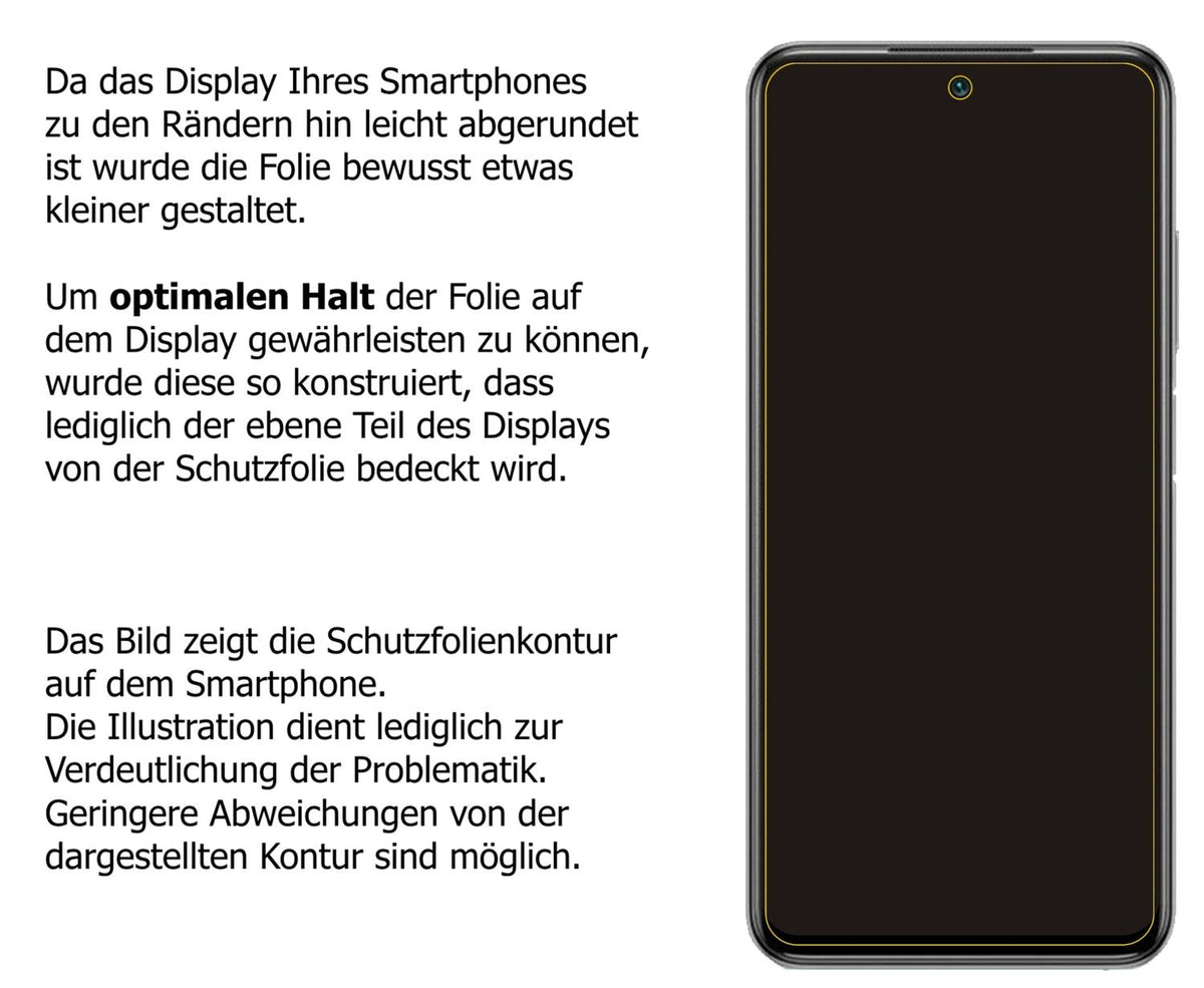 Schutzfolie mit optimaler Passform, zur Verwendung mit Hüllen geeignet