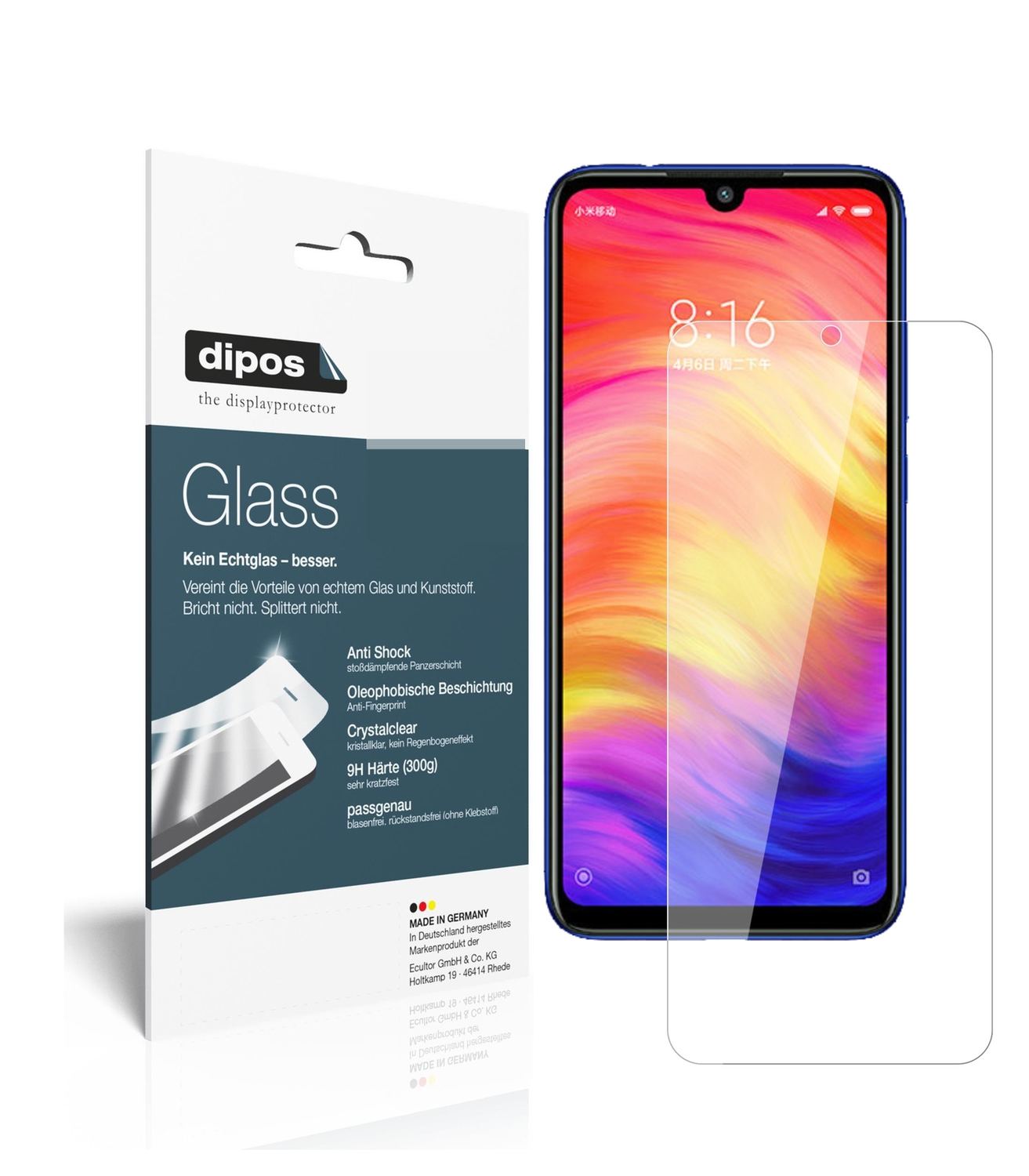 Perfekte Passform und ultimative Qualität: Unser 9H Panzerglas bietet Schutz für Xiaomi-Redmi Note 7 Pro