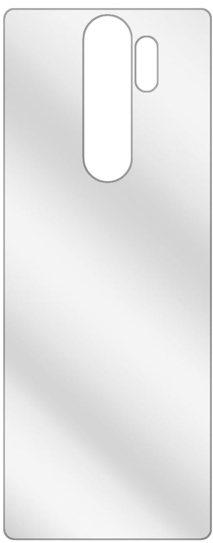 2x Schutzfolie klar für Xiaomi Redmi Note 8 Pro Rückseite Display-Schutzfolie