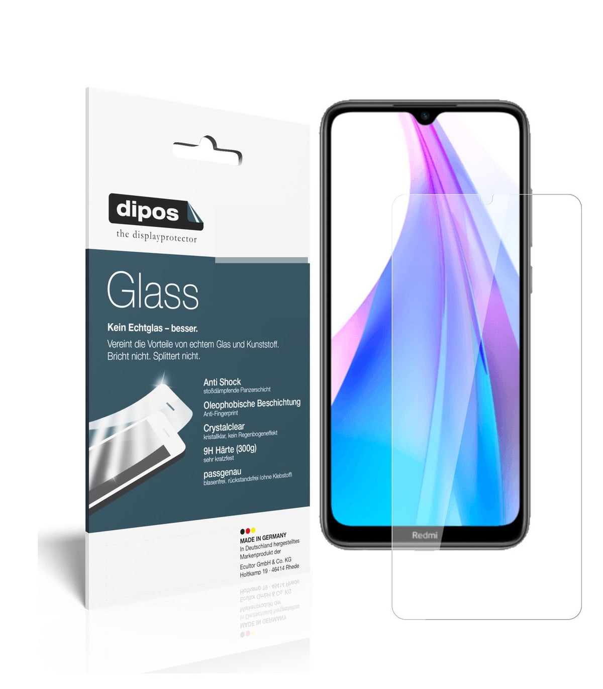 Perfekte Passform und ultimative Qualität: Unser 9H Panzerglas bietet Schutz für Xiaomi-Redmi Note 8T