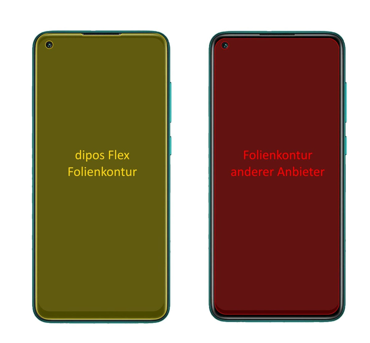 2x 3D Full Cover Schutzfolie für Xiaomi Redmi Note 9T