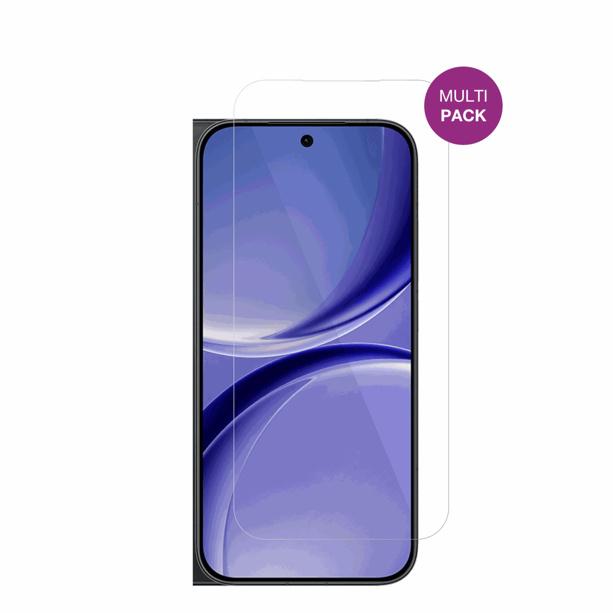 XiaomiRedmi Turbo 5 mit aufgebrachter dipos Displayschutzfolie, glasklare Darstellung ohne Einschränkungen