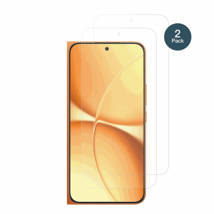 XiaomiRedmi Turbo 5 Max mit aufgebrachter dipos Panzerfolie, die lästige Fingerabdrücke minimiert