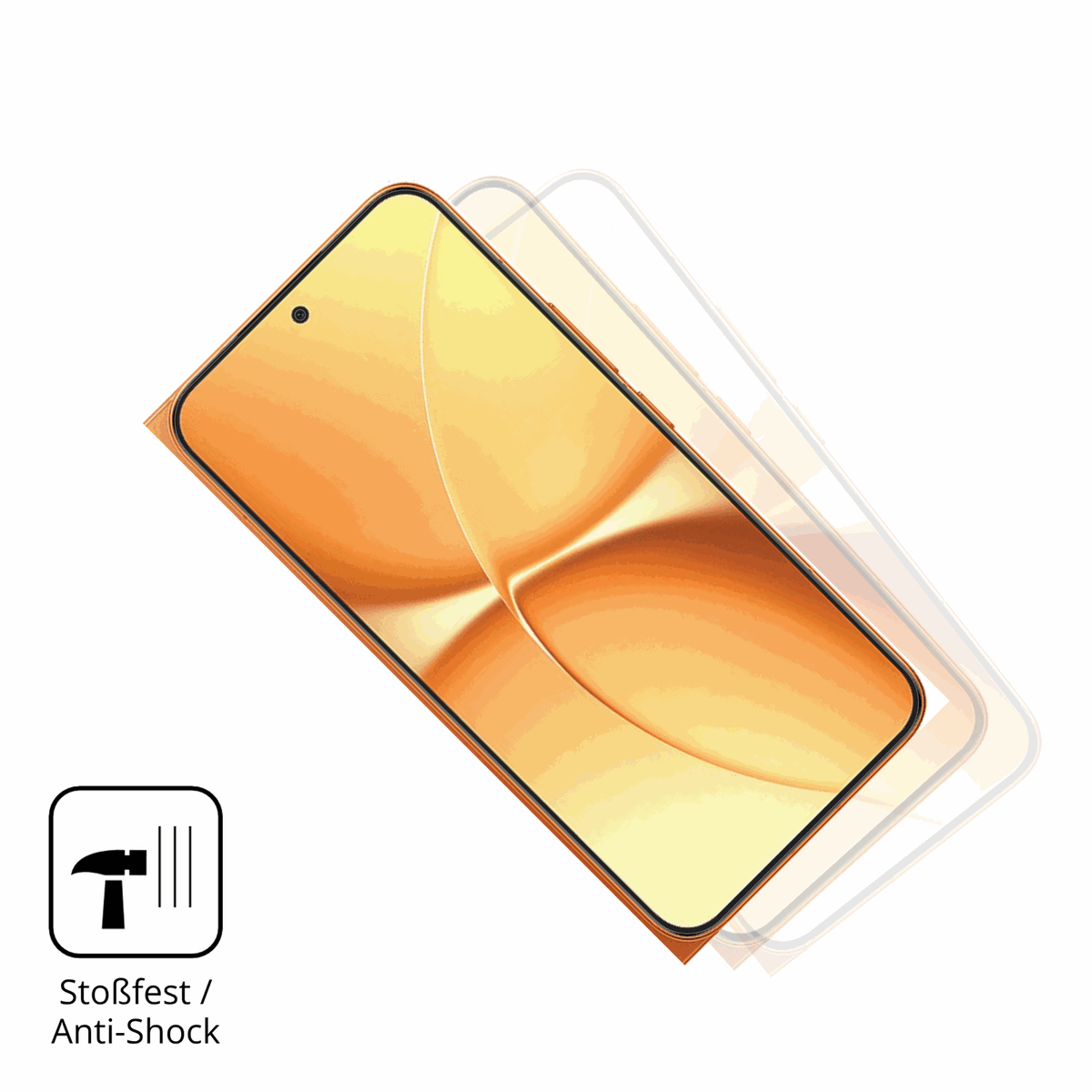 Schutz gegen Kratzer auf dem Xiaomi Redmi Turbo 5 Max Glas durch Schlüssel, Stöße gegen die Tischkante oder Stürze