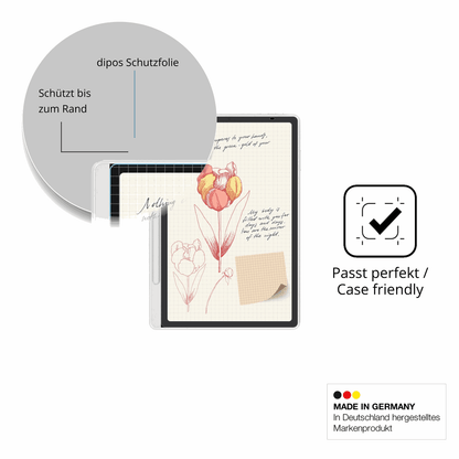 9H Hartbeschichtete, flexible Folie passend zugeschnitten für XP-Pen Magic Note Pad