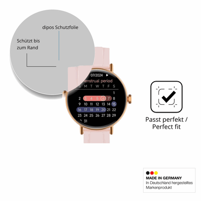 Schutzfolie mit optimaler Passform, zur Verwendung mit Hüllen geeignet