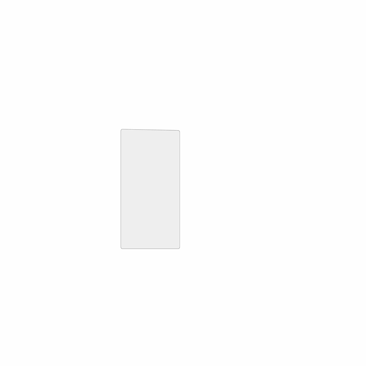 dipos Displayschutz für Yueli Smart Screen, transparente Oberfläche, geringe Dicke und perfekte Passform