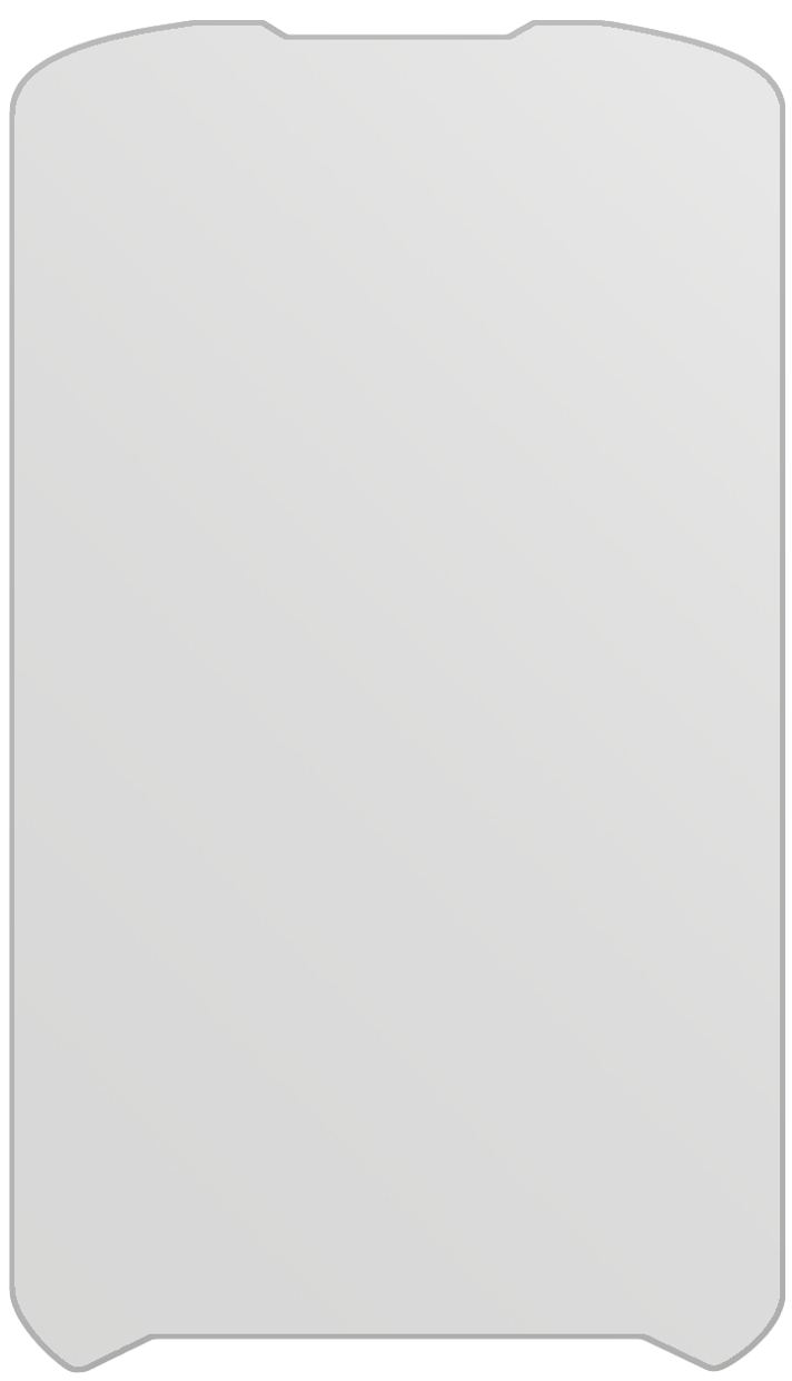 dipos Displayschutz für Zebra TC20, mattierte Oberfläche, geringe Dicke und perfekte Passform