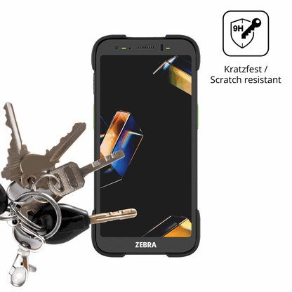 dipos Displayschutz für Zebra TC701, mattierte Oberfläche, robuste Festigkeit und perfekte Passform