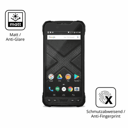 Dünne und entspiegelnde Folie passend zugeschnitten für Zebra Xplore M60