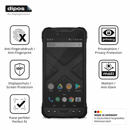 Privatsphäre-Schutz durch Sichtschutz-Folie passend zugeschnitten für Zebra Xplore M60