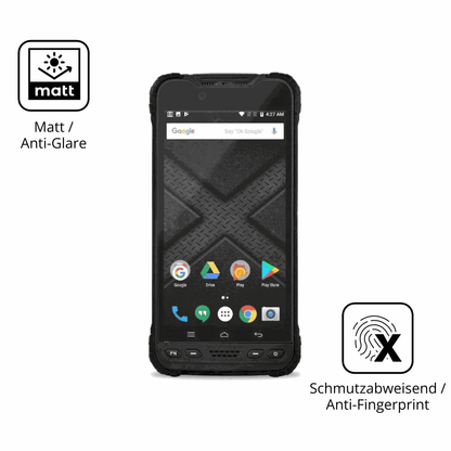 9H Hartbeschichtete, flexible Folie passend zugeschnitten für Zebra Xplore M60