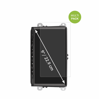 ZenecZ-E2065 mit aufgebrachter dipos Displayschutzfolie, die lästige Fingerabdrücke minimiert