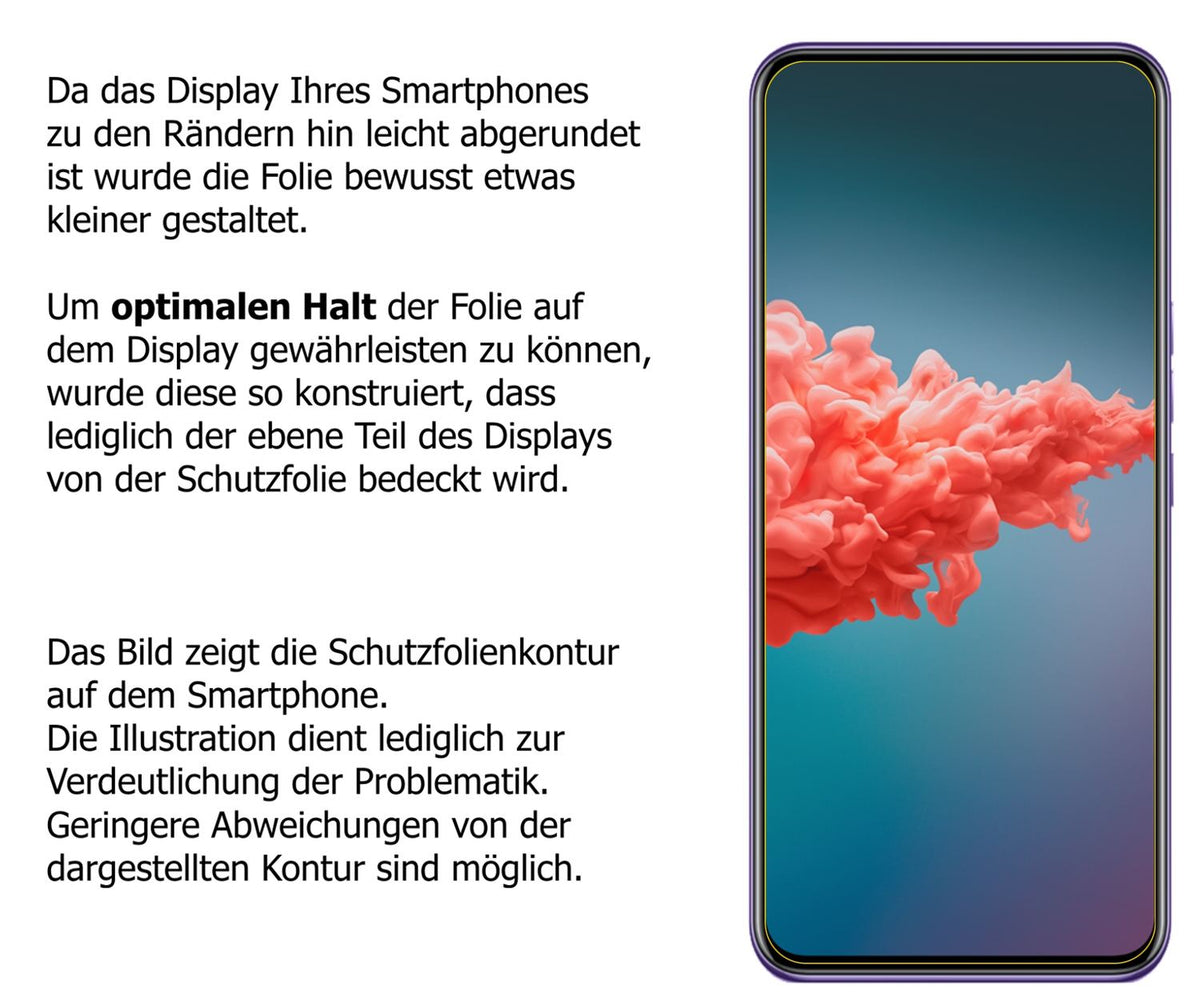 2x Schutzfolie matt für ZTE A20 5G Display-Schutzfolie