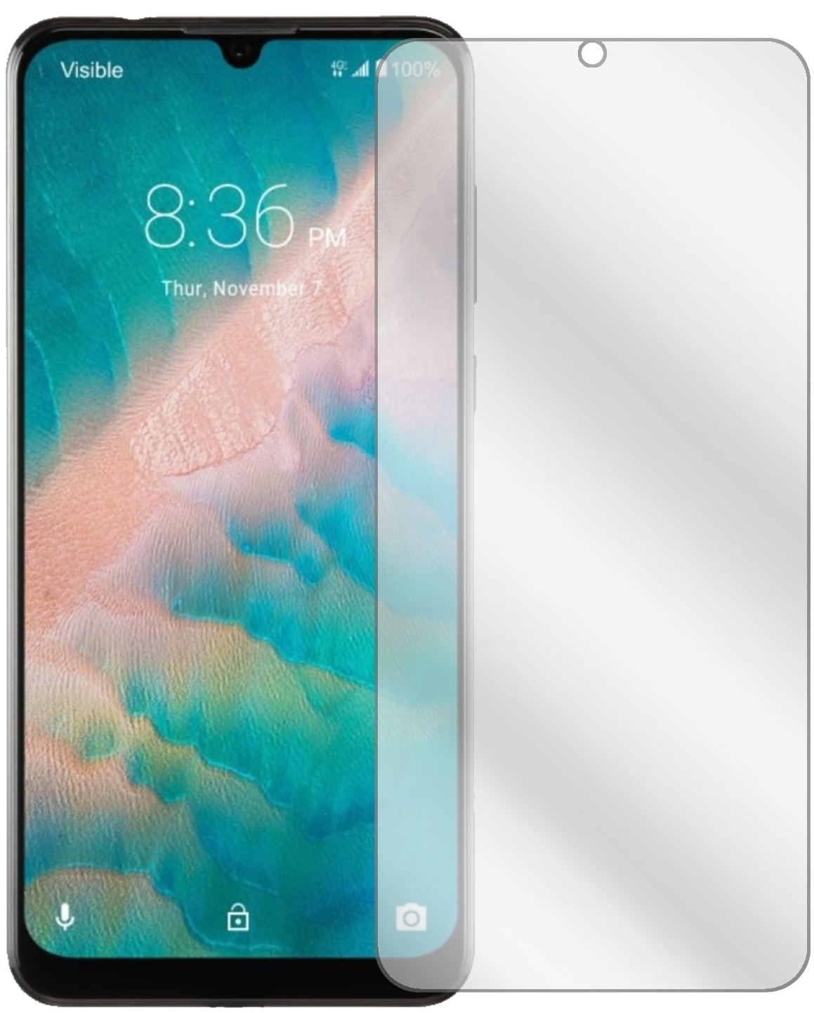 2x Schutzfolie klar für ZTE Blade 10 Prime Display-Schutzfolie