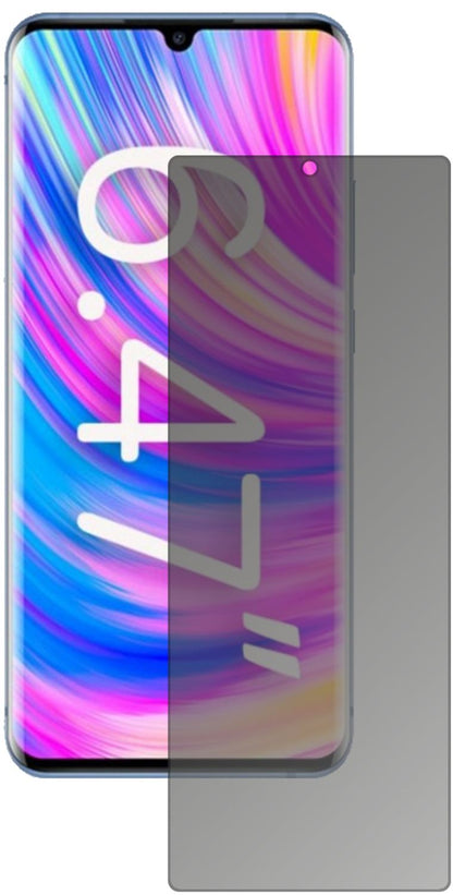 ZTEBlade 20 Pro 5G mit aufgebrachtem dipos Displayschutz, der seitliche Einblicke blockiert