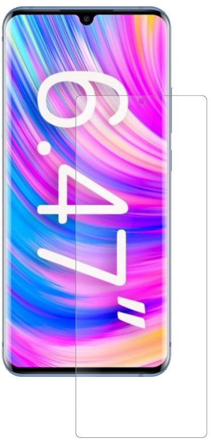 ZTEBlade 20 Pro 5G mit aufgebrachter dipos Panzerfolie, die lästige Fingerabdrücke minimiert