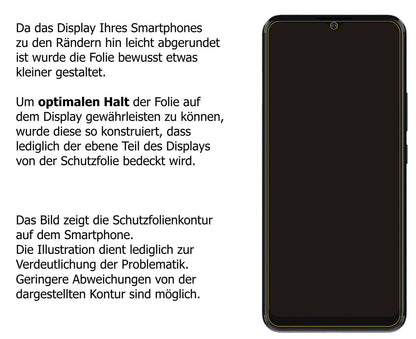 Schutzfolie mit optimaler Passform, zur Verwendung mit Hüllen geeignet
